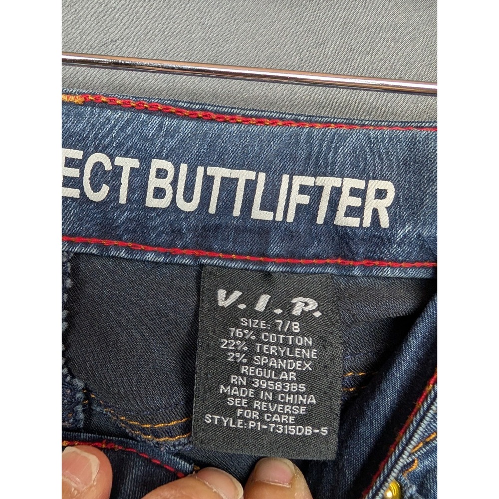 VIP JEANS: Perfect Buttlifter Size 7/8 - Picture 2 of 7